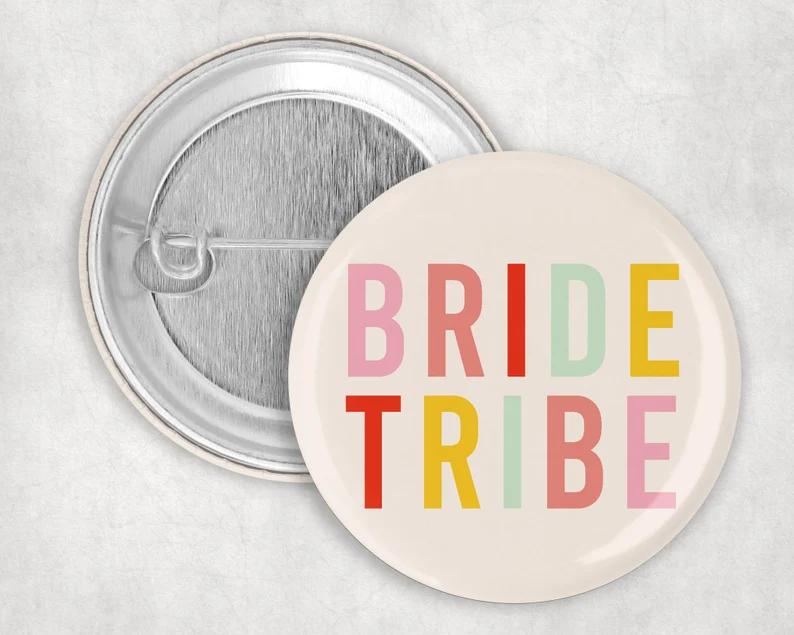 Bachelorette Party Favor Pins for Bridal Shower Wedding Party Gifts and Bride To Be Celebrations Junior Bridesmaid Button