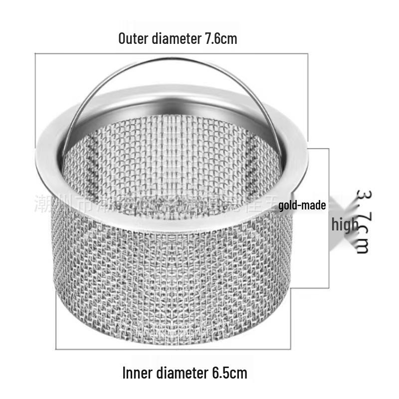 304 Stainless Steel Kitchen Sink Drain Filter & Garbage Net