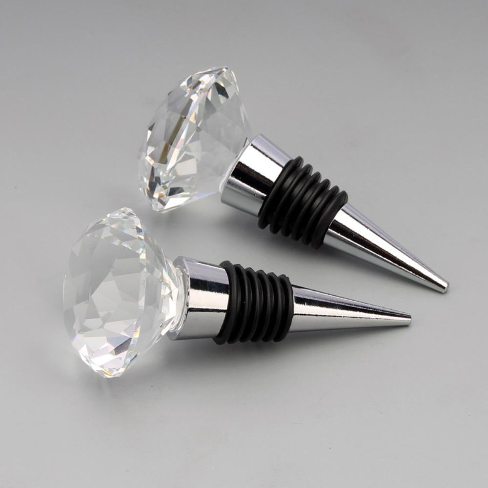 2PCS Decorative Wine Stopper Zinc Zinc Zinc Alloy Wine Bottle Cork Wine Bottle Sealed Plug Wedding