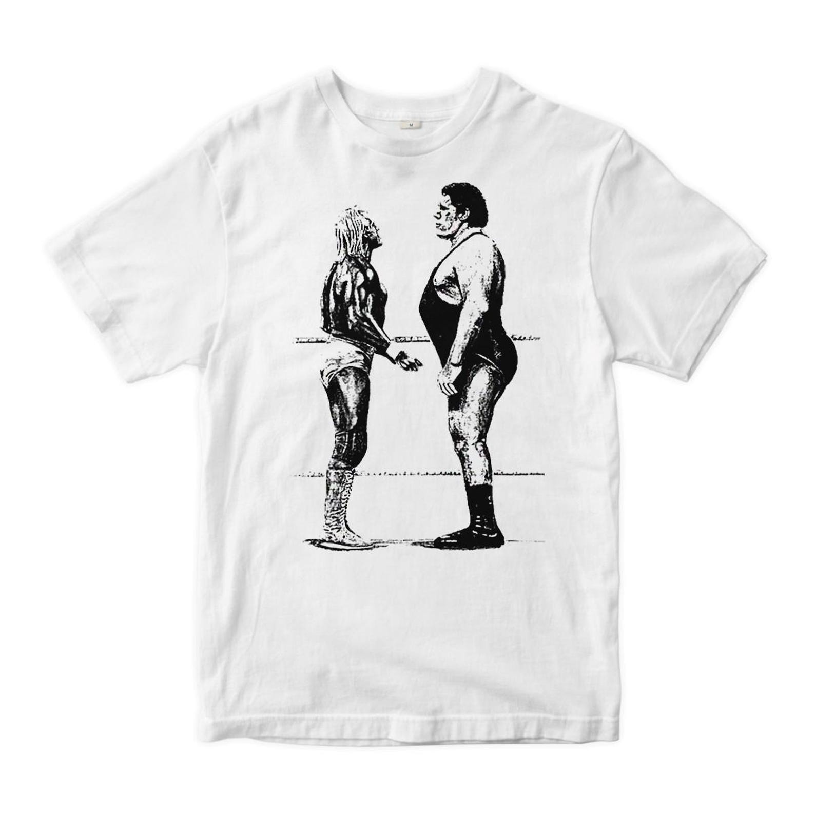 Hulk Hogan and Andre the Giant T-Shirt, Men s Women s Sizes (HLH-17899) XL