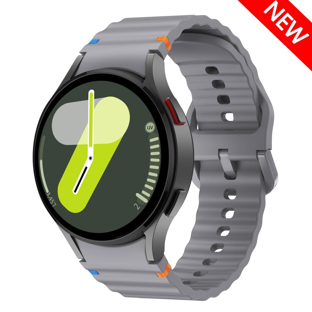 20mm řemínek na hodinky Pro Samsung Galaxy Watch 7/5/6 44mm 40mm Silikonový náramek Galaxy Watch 4 classic/5 pro 47mm 43mm 46 45mm pásek