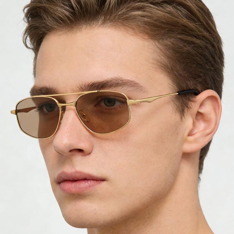 New Fashion Pilot Punk Y2k Sunglasses Unisex Vintage UV-Protective Street Style Sun Glasses UV400 Outdoor Travelling Shades
