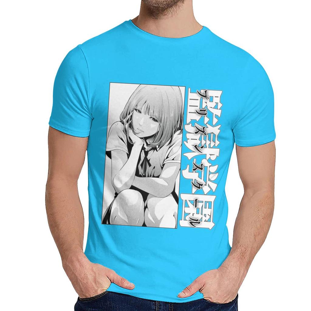 Popüler Anime Cezaevi Okulu Seksi Hana Midorikawa T Shirt Adam Tasarım Yumuşak Pamuk Moda