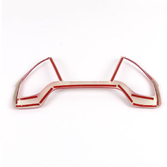 Car Accessories Fit for Honda Civic 10th Gen 2016-2021 ABS Interior Dashboard Frame Dial Cover Trim (Carbon Fiber) 1PC Set