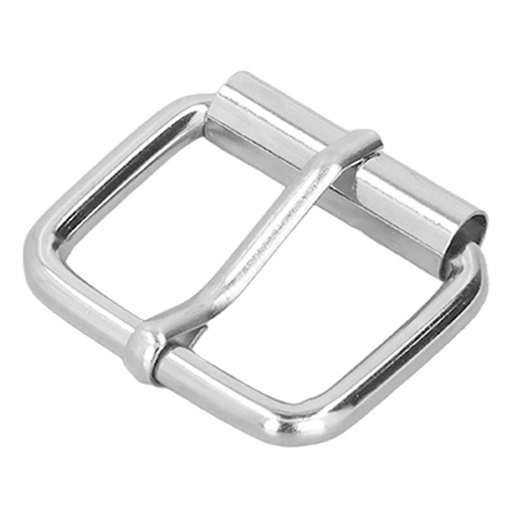 50pcs Metal Roller Pin Buckle Silver Adjustable Pin Buckle Tri-Glide Buckle For Leather Crafts