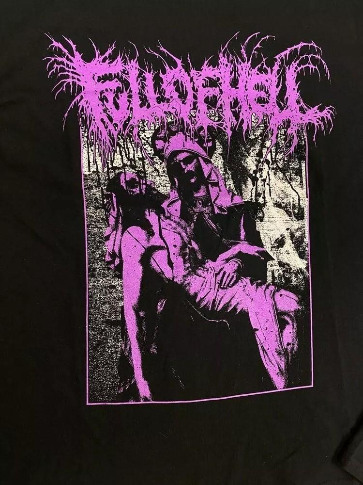 Full of Hell Band Black T-Shirt Cotton Unisex Short Sleeve Unisex T-Shirt XL
