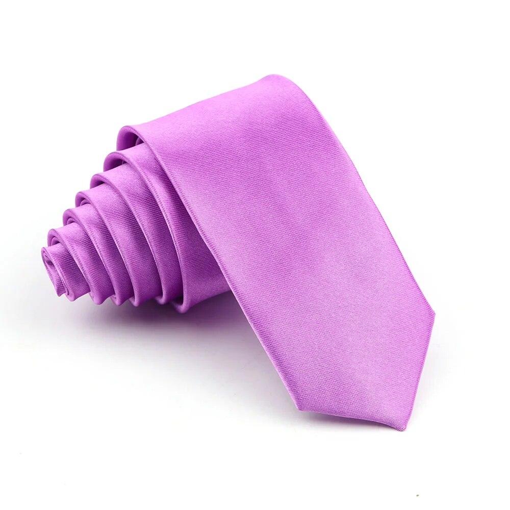 Cravate 5 cm, pour hommes, Angleterre, version étroite, décontracté, groupe de couleurs unies, couleur unie, cravate