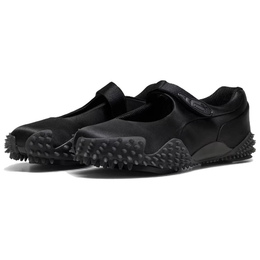 New PUMA Mostro Fey Black Cool Dark Gray Satin Women's 401063-02