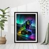 DIY Diamond Painting Black Panther and Sports Car Cross Stitch Kit Mosaic Art Diamond Painting Full Circle/Square Diamond Home Decoration
