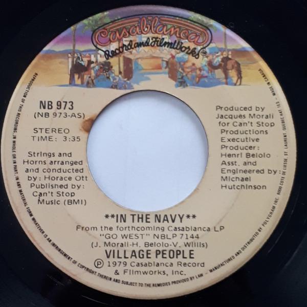 

7inch Record VILLAGE PEOPLE - In The Navy NB973 CASABLANCA 1979 Canada Dance & Electronica Used