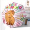 1pc Capybara Irthday Party Themed High-quality Umbrella,Automatic Opening and Closing Umbrella,Multi-functional Umbrella G0811327