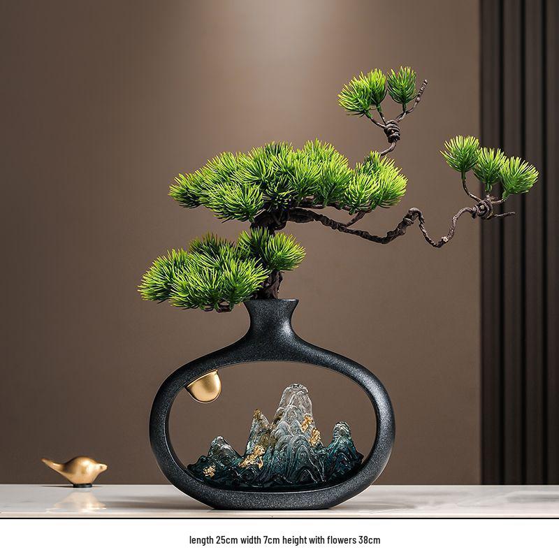 

Китайская антикварная ваза-скала для украшения гостиной или офиса и подарок на новоселье