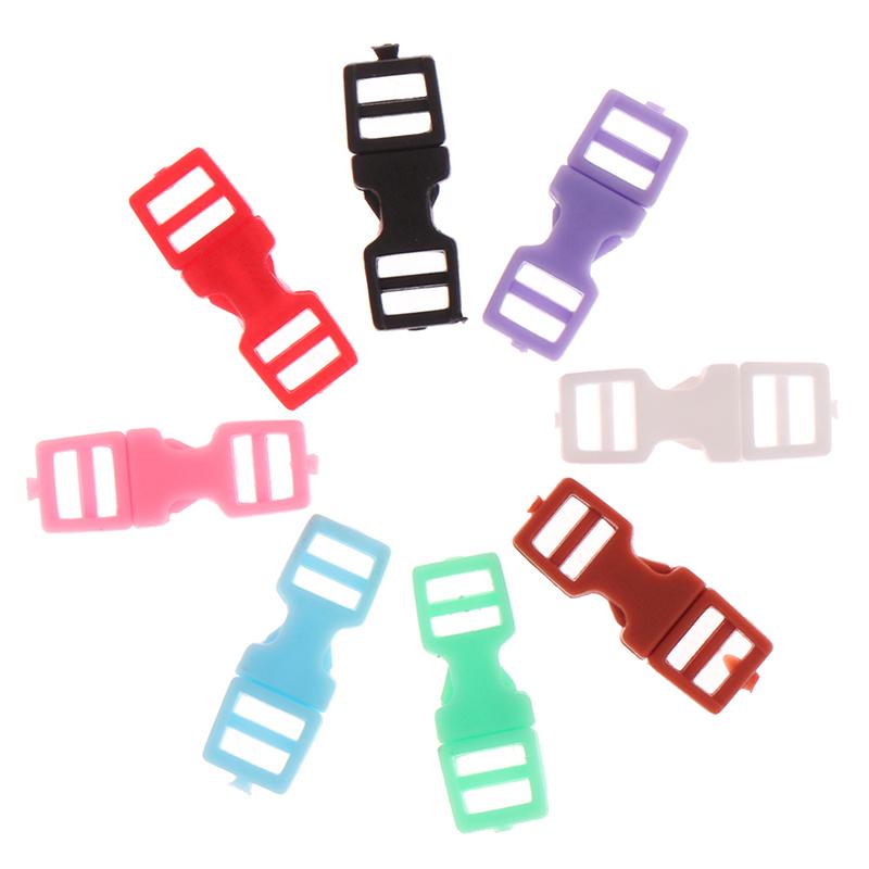 10Pcs 6Mm Mini Doll Clothes Belt Buckles Diy Doll Backpack Button Bracelet Strap