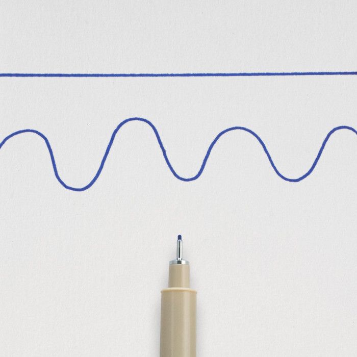 Pen - Sakura - Pigma Micron Pen 05 - Royal Blue - 0.45 Mm - Indelible - Fine