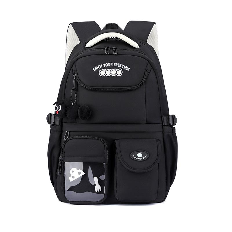 Sacs à dos d'école en nylon de haute qualité pour adolescentes étudiants Grande capacité Sacs d'école Parfait pour les voyages et les cartables d'école