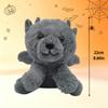 Gargoyle Bears Plush Toys Cartoon Grey Bear Stuffed Doll Soft Animals Bear Plush Doll Fun Halloween Plushie Gifts