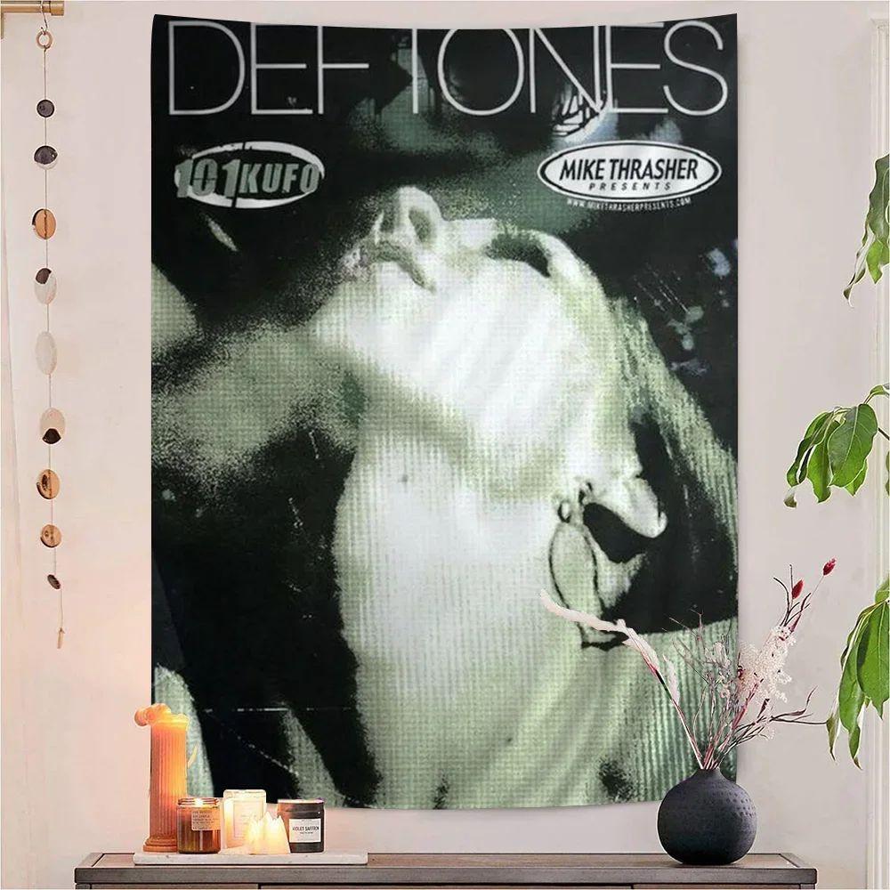 Tapestry hip-hop singer star Deftones 75x100 чёрный