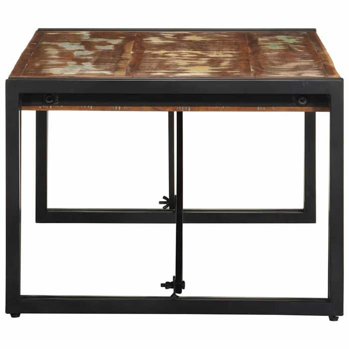 VidaXL Coffee Table Multicoloured 100x50x35cm Solid Reclaimed Wood, Side Table, Living Room Table, Accent Table, End Table 4016674