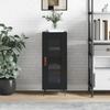 VidaXL Black Buffet 34.5x34x90 Cm Engineered Wood 828765