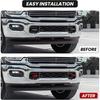 Upgrades Tow Hook Covers Protective Front Hitch Guards Strong Nitrile Front Hitch Protectors Easy to Use for 2500