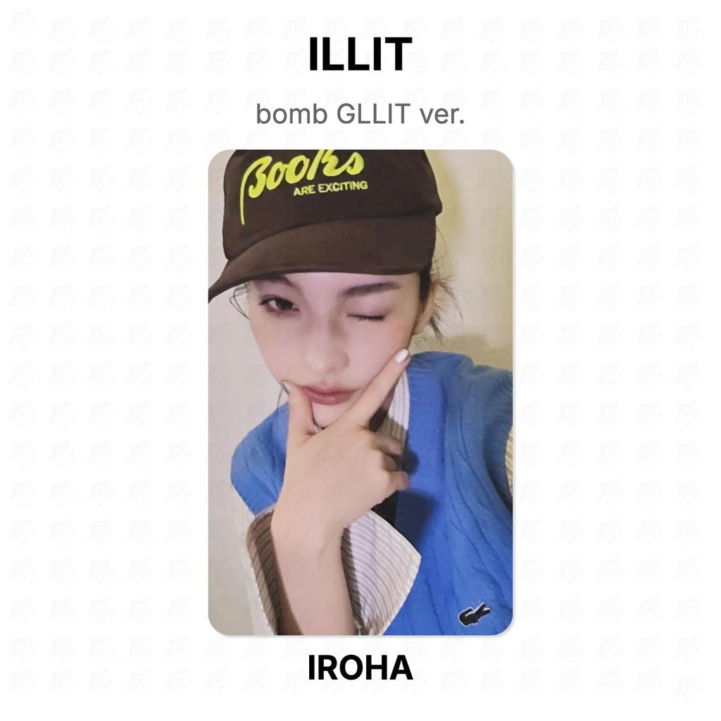 ILLIT Bombe GLLIT ver. Offizielle Fotokarte