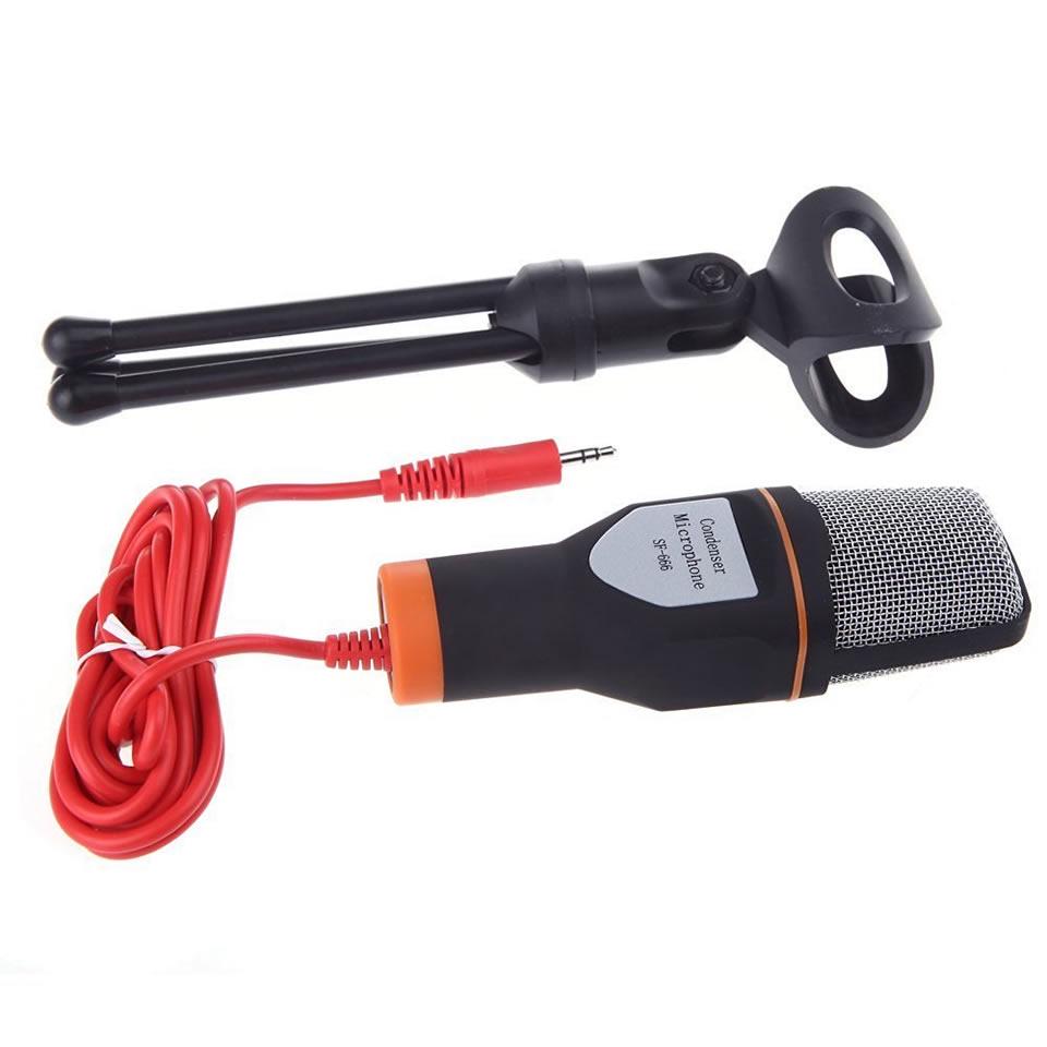 Professional Condenser Wired Microphone Mic For PC Karaoke Sound Room Gaming Audio Sing Machine System Live Streaming Kits Gamer