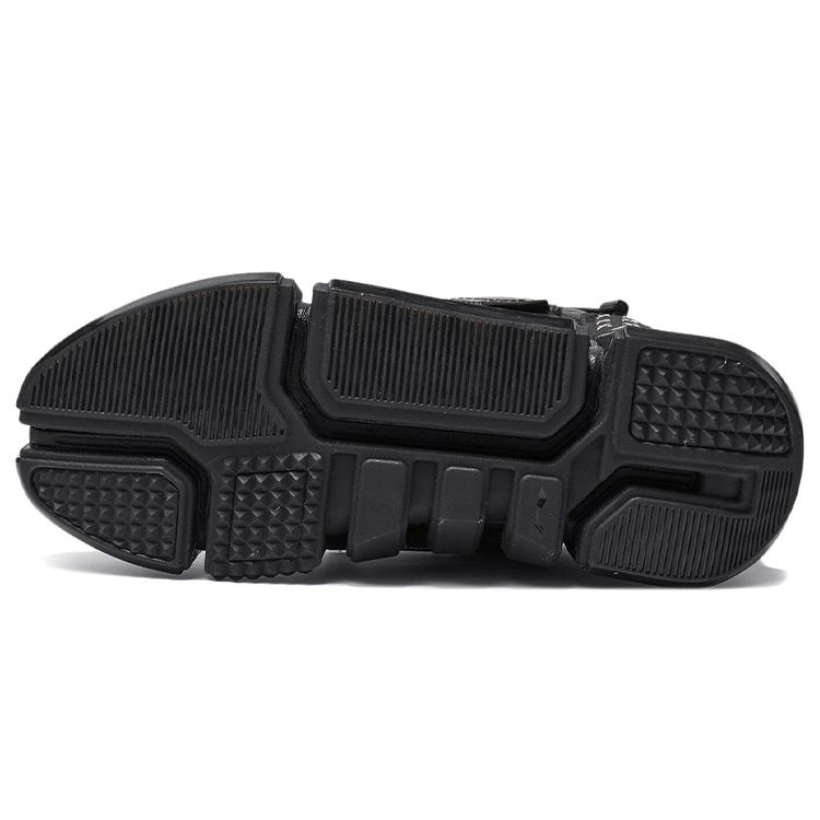 LiNing Futuristic Cushioned Anti-Slip Wear-Resistant Breathable Lightweight Low-Top Sports Casual Shoes Women's Black AGWR022-1