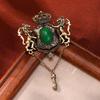 Baroque Palace High-end Chain Tassel British High-end Ancient Ladies Brooch