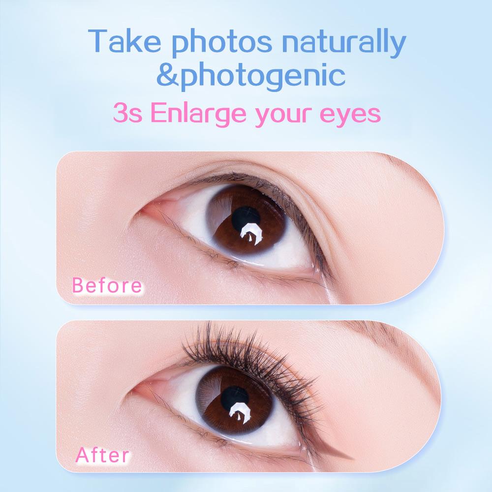 Natürliche selbstklebende falsche Wimpern 36 Büschel einzelnes Büschel Lazy Kleberfreie falsche Wimpern LC C gewellt 10-13 mm