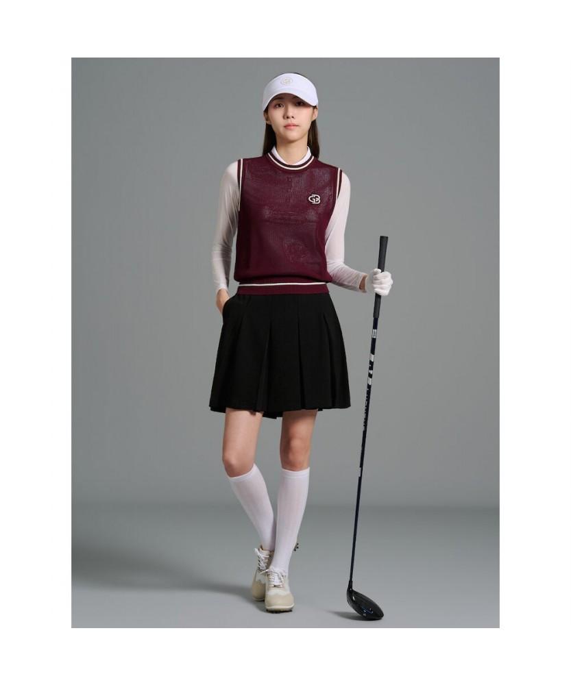 BEANPOLE GOLF [B_Under] Women'S Mid-Length Pleated Culottes - Black