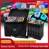 48 Color Touch Double-Ended Alcohol Markers, Quick-Dry Watercolor & Outline Pens