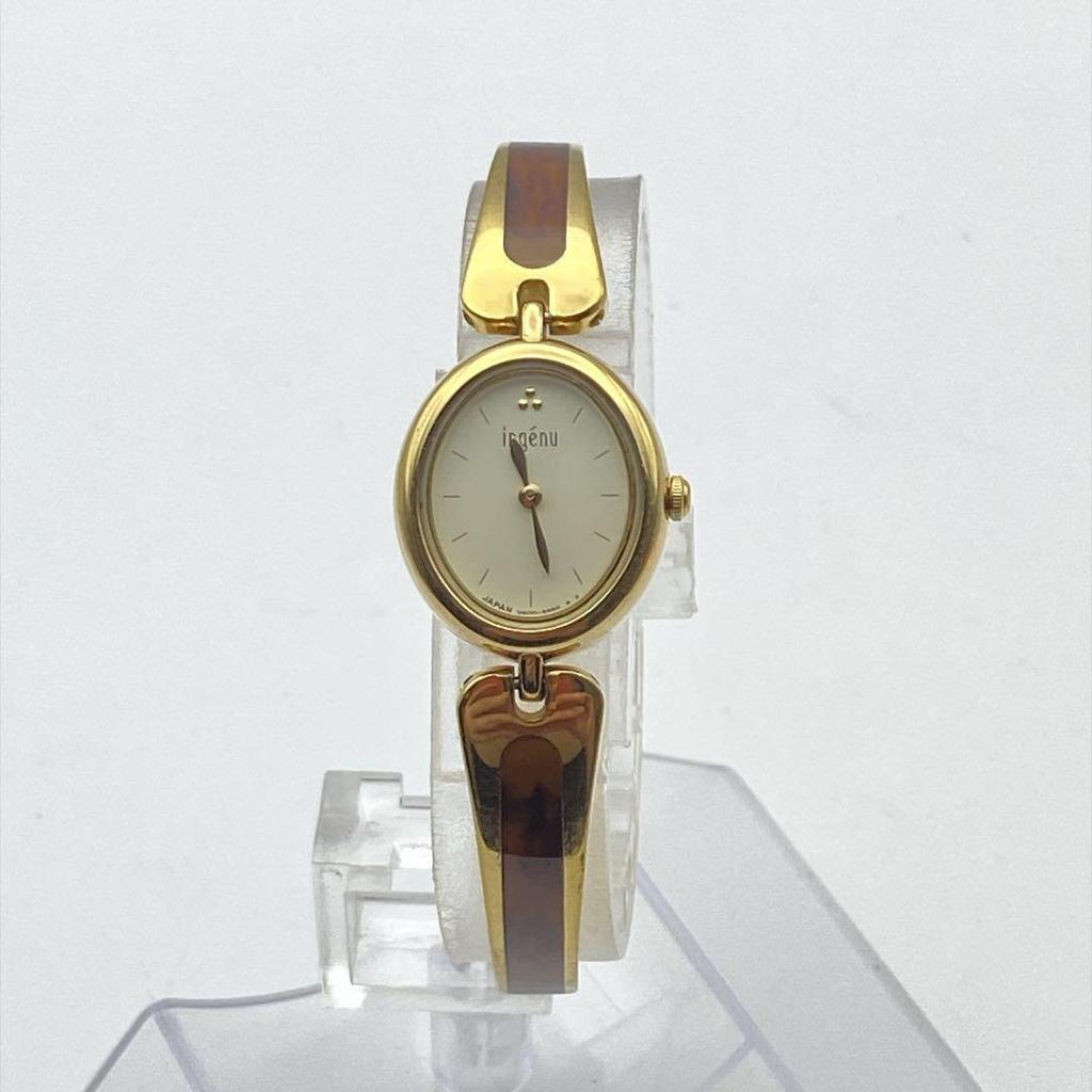 Used Seiko Alba Angne V400-5150 Bangle New Battery