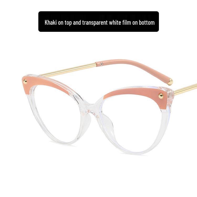 TR90 Retro Cat-Eye Anti-Blue Light Glasses Frame for Women