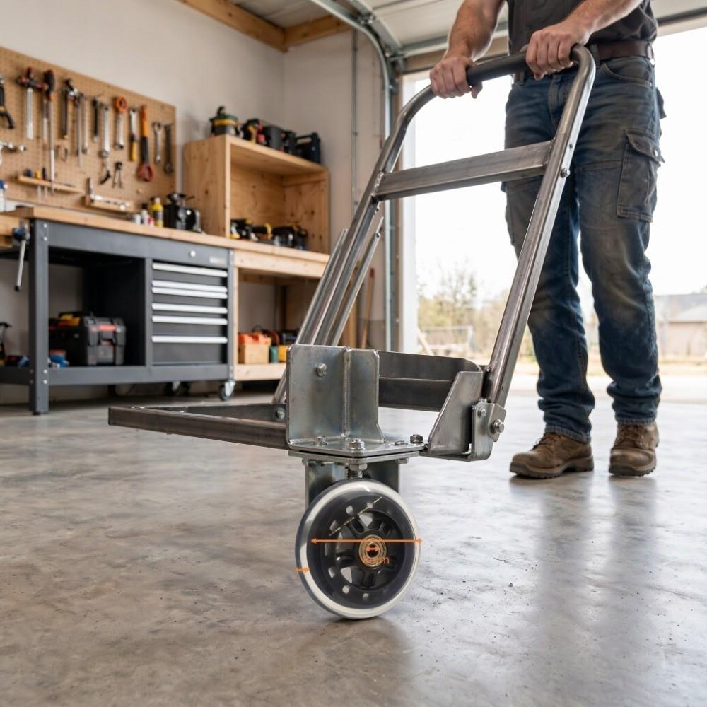 Silent Replacement Wheels 4 Inch Bearing Caster Wheels Durable PU Casters Doors