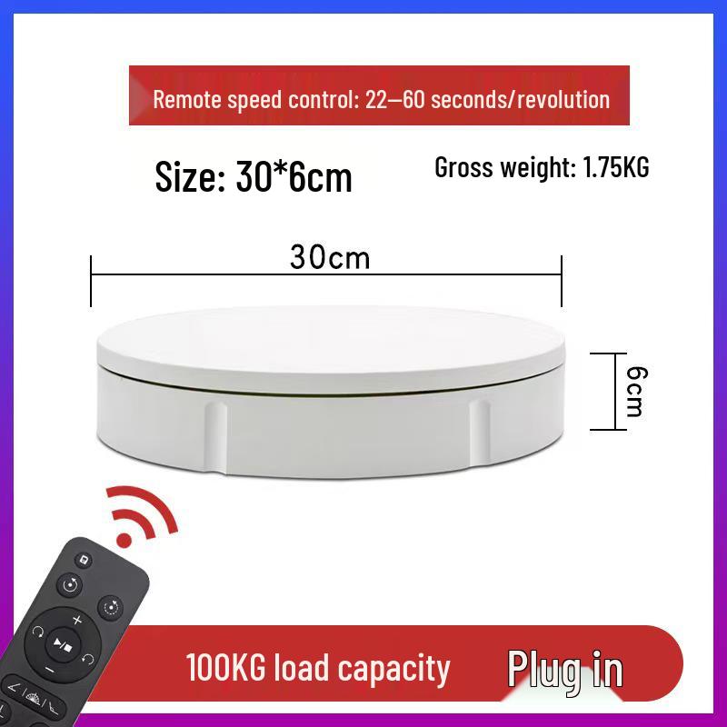 High-Capacity Electric Rotating Display Stand for Photography and Video