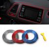 Car Interior Decorations Flexible Strips 5M/3M Auto Moulding Stickers Car Cover Trim for Dashboard Door Car Styling Modification
