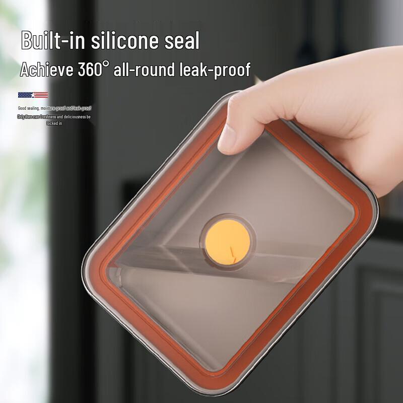 Macaiiroos 3-Piece Stainless Steel Food Storage Container Set