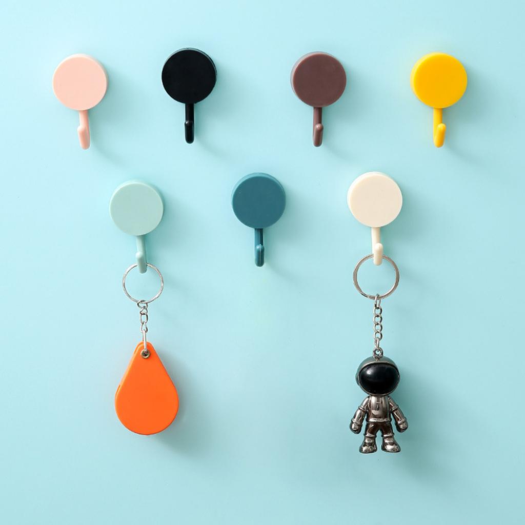 Adhesive Wall Hook Damage Frees Strong Hold Waterproof Bathroom Kitchen Decoration Key Hook For Home Organization
