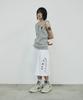 SCALLYWAG [Ryu Jeong-Ran × Skelly Wung] Side Familia Bermuda Training Shorts [White]