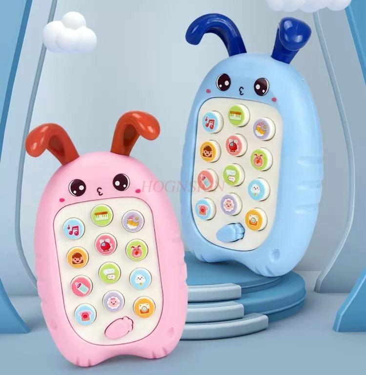 Baby And Children'S Toy Mobile Phone Simulation Phone Male Baby Music Puzzle Early Education 1 Year Old 2 Little Girls