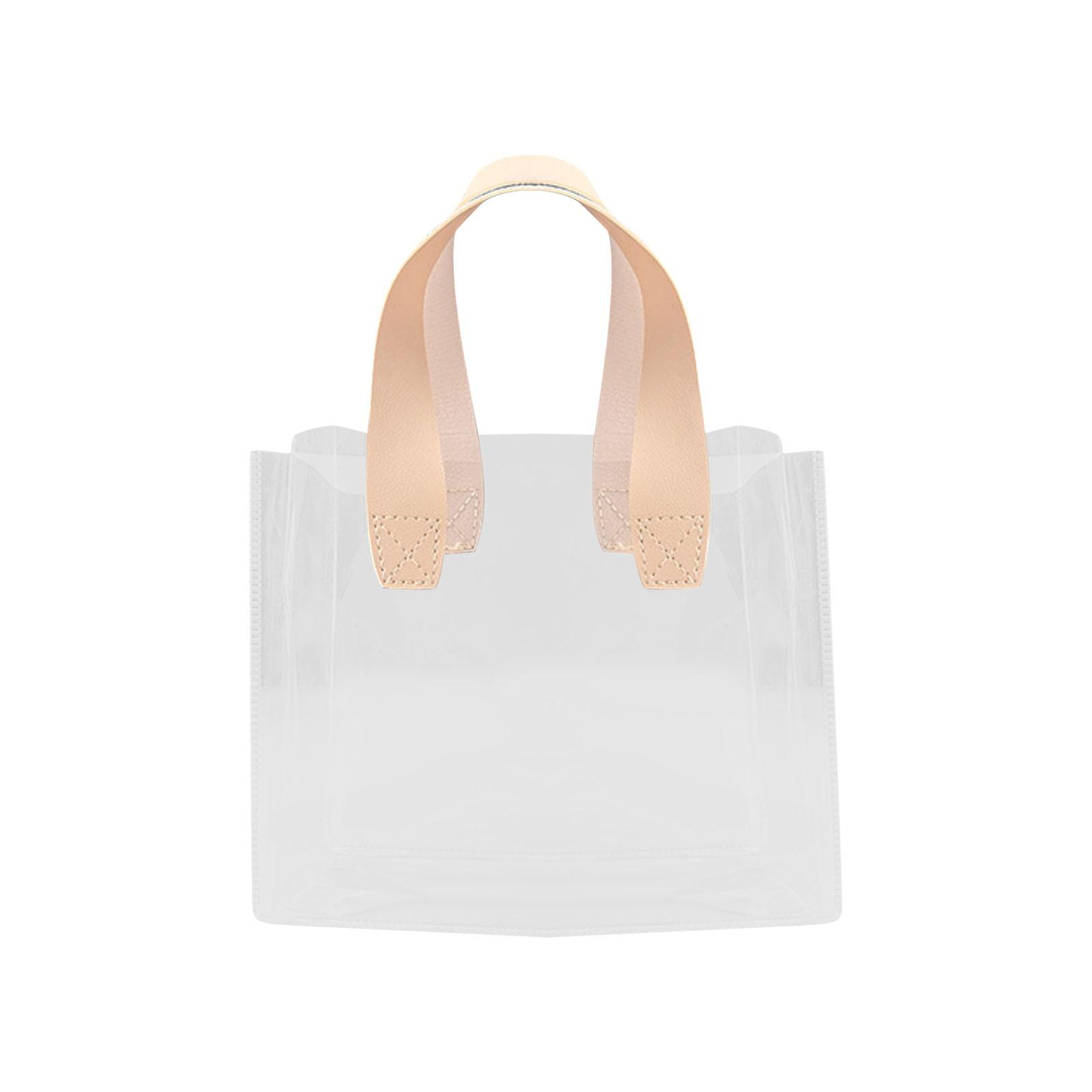 

Прозрачная сумка из ПВХ, ручная сумка, косметическая подарочная сумка для фестиваля и мероприятий One Size