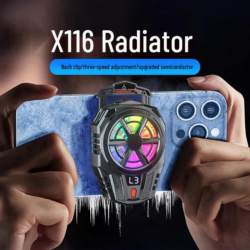Magnetic Phone & Tablet Cooling Back Clip - Semiconductor Radiator