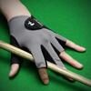 Luva de Bilhar para Mão Esquerda Elástica Antiderrapante Luvas de Treino de Bilhar Respirável Luva de Snooker Bilhar Acessórios de Fitness