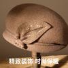 Hat lady autumn and winter wool beret temperament mother elegant fashion milliner retro versatile thermal hat
