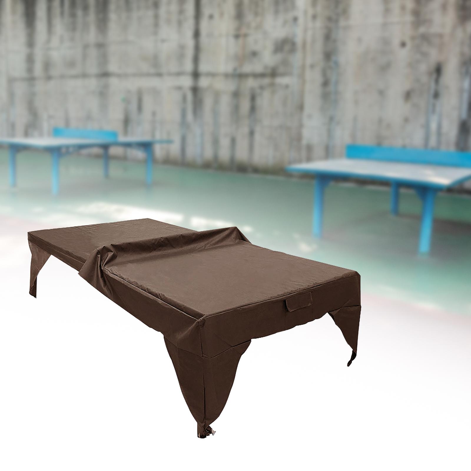 

Ping Pong Table Storage Cover,Table Tennis Cover,All Weather,Dust Guard Ping коричневий