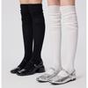 Maillard Socks Long Boots Knee High Socks Women's Spring and Autumn Gray Slim Legs Autumn and Winter Pile Socks Solid Color Long Socks