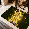 Belgian Football Star Floor Mat Design for Outdoor Living Rooms Hallway Balcony Anti-slip Rug Office home decor Gift for Festivals