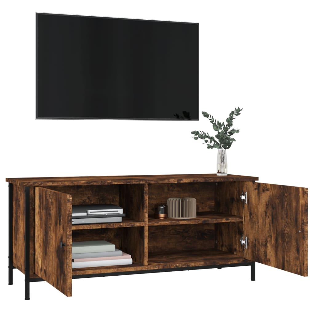 Vidaxl TV Stand, Smoked Oak, 102X35X45 Cm