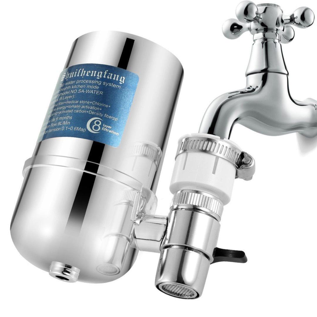 Electroplating Kitchen Faucet Water Purifier with Filter
