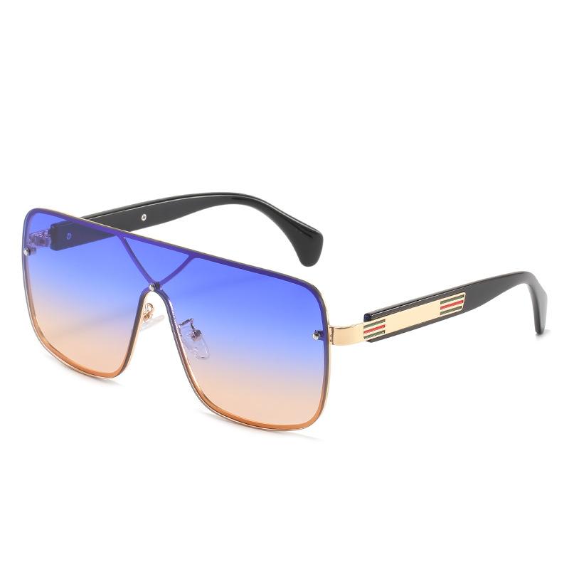 Integrated Sunglasses, Trendy Large-Frame One-Piece Glasses, Personalized Square Sunglasses For Women